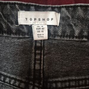 Topshop Charcoal Denim Pants